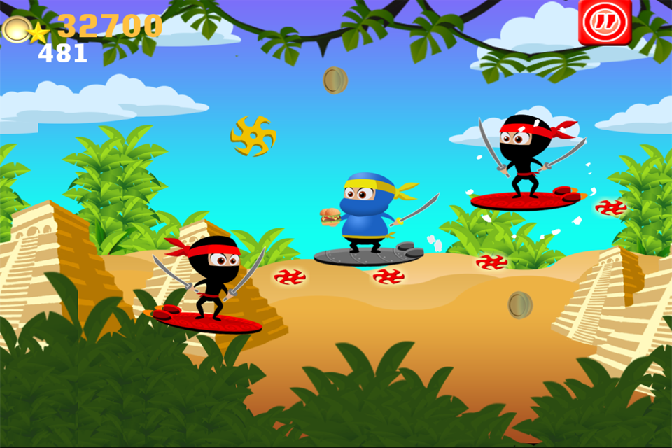 A Temple Ninja Race - Free Racing Game